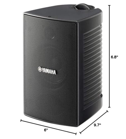YAMAHA NS-AW194BL High-Performance All-Weather Speakers, Black - CookCave