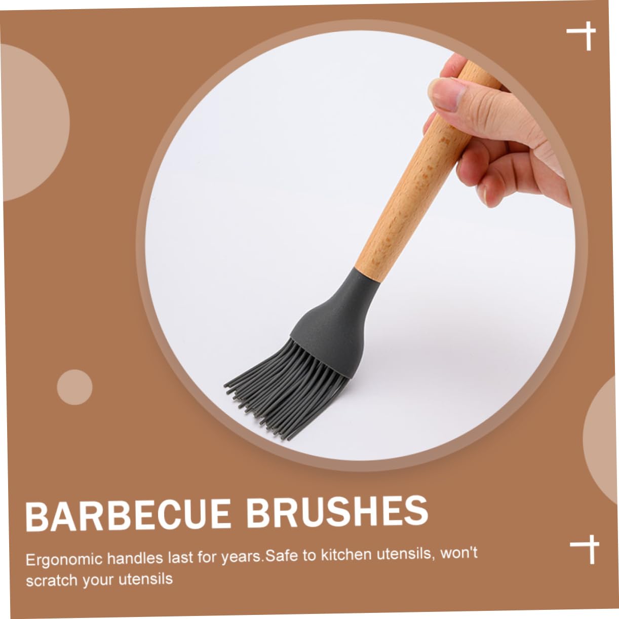 Yardenfun Professional Grilling Tool Set 2 Pack Silicone Oil Brush Bbq Mop Brush - CookCave