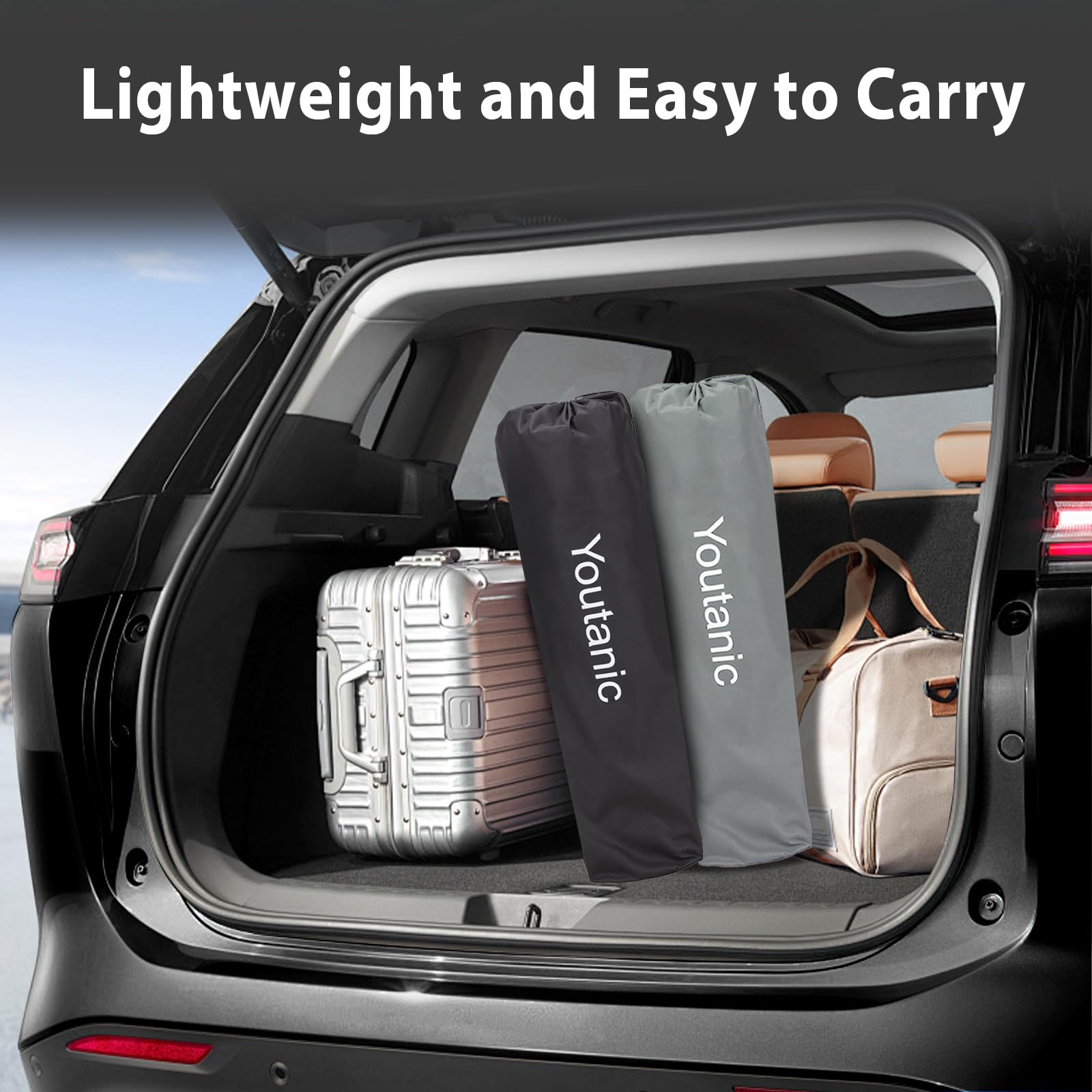 Youtanic Oversized Camping Chair, Portable Folding Camping Chairs with Side Pocket, Cup Holder and Carry Bag, Heavy Duty Outdoor Camping Chairs for Adults, Fishing, Sports, Trip, up to 400lbs, Style 4 - CookCave