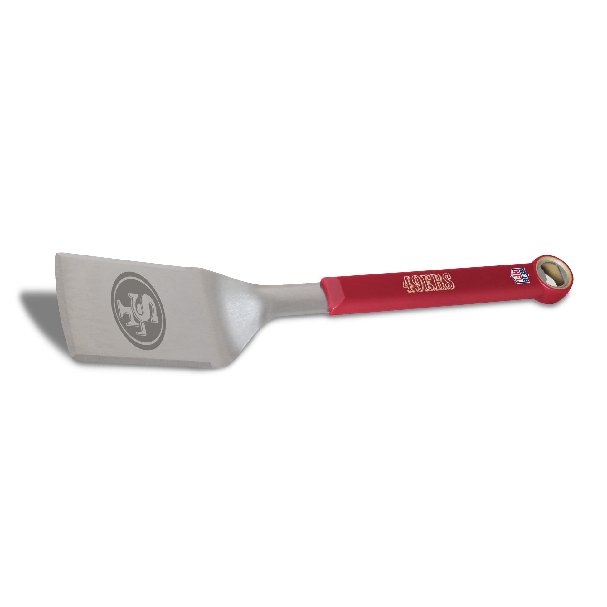 YouTheFan NFL San Francisco 49ers Stainless Steel BBQ Spatula with Bottle Opener Medium - CookCave