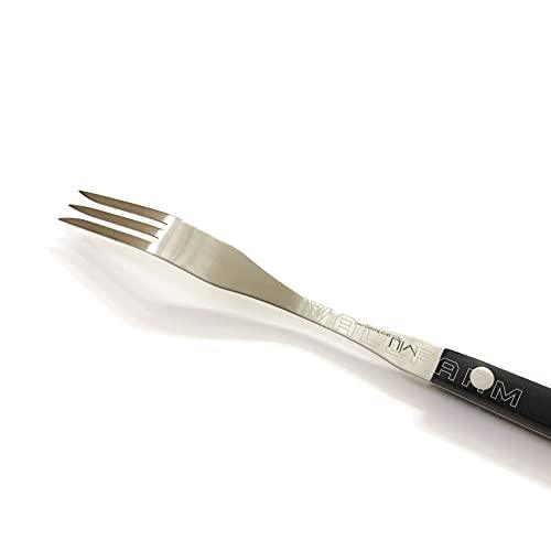 WALLFARM 12" Carving Fork - Versatile BBQ Meat Fork & Serving Fork - Granny Fork for Cooking, Roasting, Meat Shredding, Barbeque & Lifting - CookCave