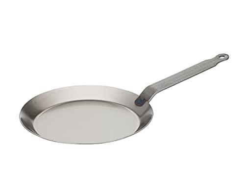 Matfer Bourgeat 062034 Round Crepe Pan, 9 1/2-Inch, Gray - CookCave