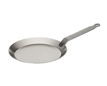 Matfer Bourgeat 062034 Round Crepe Pan, 9 1/2-Inch, Gray - CookCave