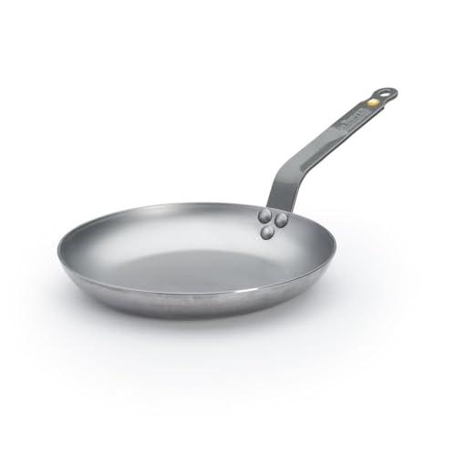 de Buyer MINERAL B Carbon Steel Omelette Pan - 9.5” - Naturally Nonstick - Made in France - CookCave