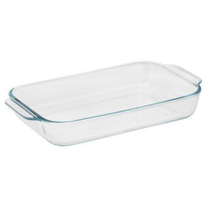 Pyrex Bakeware 2-Quart Oblong Baking/Serving Dish, Clear, 2 QT - CookCave