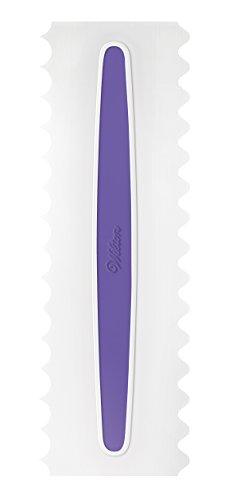 Wilton Comb Icing Smoother Set-3 Piece, White/Purple - CookCave