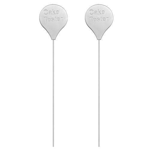 Cake Tester, 2 Packs Cake Testers for Baking and Cakes Testing Stick Doneness Endurance CakeTester Skewer 7.9 in Stainless Steel Rondauno - CookCave