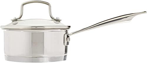Cuisinart 8919-14 Professional Series 1-Quart Saucepan with Cover, Stainless Steel, Mirror Finish - CookCave