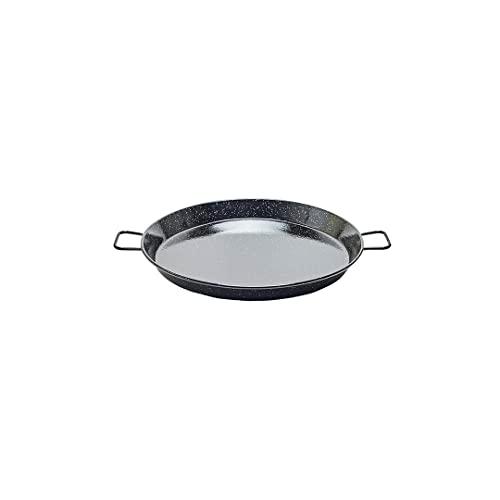 Garcima 18-Inch Enameled Steel Paella Pan, 46cm - CookCave