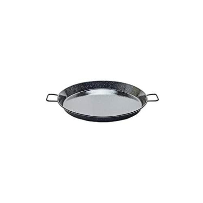 Garcima 22-Inch Enameled Steel Paella Pan, 55cm - CookCave