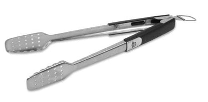 Pit Boss Grills Soft Touch BBQ Tongs, Silver/Black, (67387) - CookCave