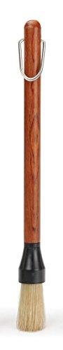 RSVP International (BQ-BST) BBQ Basting Brush, 10.5" | Baste Meats & Veggies | All Natural Bristles & Rosewood Handle | Grilling & Marinating - CookCave