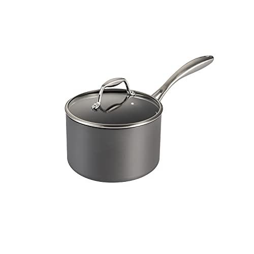 Tramontina Covered Sauce Pan Hard Anodized 3 Qt - CookCave