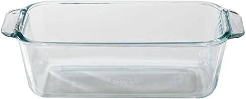 Pyrex Basics 1.5qt Loaf Dish, 1.5 Quart, Clear - CookCave