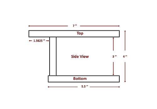 Poly Cup Holder for Adirondack Chair or Patio, Fits Standard- Large Cups (1 Pack, White) - CookCave