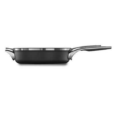 Calphalon Premier Space-Saving Hard-Anodized Nonstick 5-Quart Saute Pan with Lid - CookCave