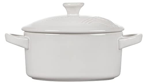 Eiffel Tower Stoneware Mini Cocotte - White - CookCave