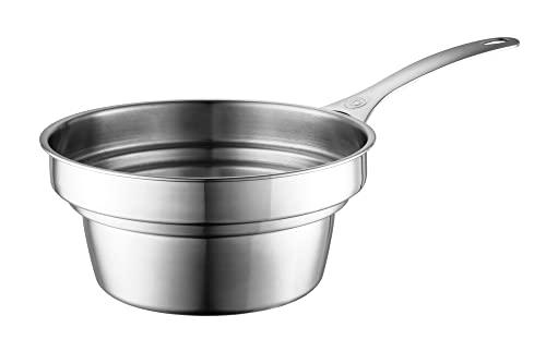 Le Creuset Stainless Steel 2.2 Quart Double Boiler Insert, Fits 2 & 3 Quart Saucepans - CookCave