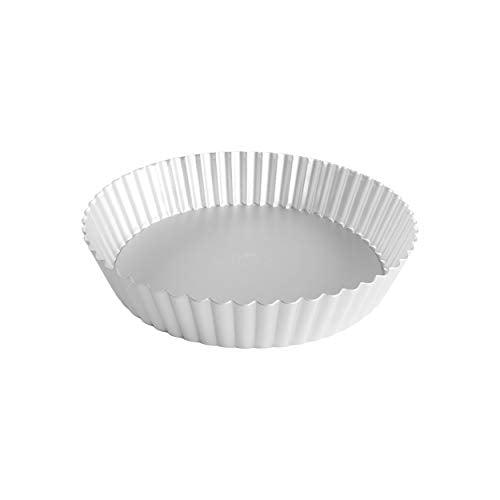 Fat Daddio's PFT-102 Round Fluted Tart Pan, 10 x 2 Inch - CookCave