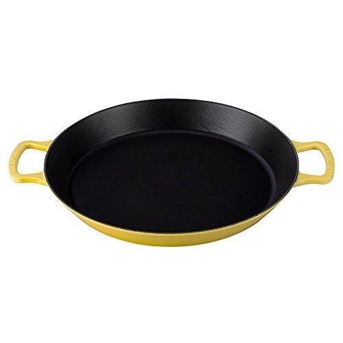 Le Creuset Enameled Cast Iron Paella Pan, 3 1/4-Quart, Soleil - CookCave