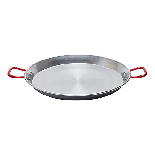Garcima 9.5-inch Carbon Steel Paella Pan, 24cm - CookCave