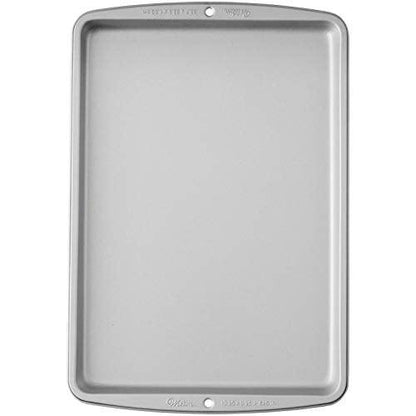 Wilton Recipe Right Small Non-Stick Baking Sheet, Cookie Sheet, 13.2 x 9.25-Inch, Steel - CookCave