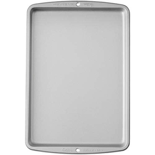 Wilton Recipe Right Small Non-Stick Baking Sheet, Cookie Sheet, 13.2 x 9.25-Inch, Steel - CookCave