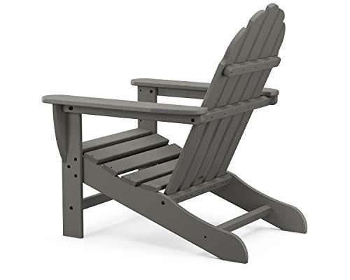 POLYWOOD AD4030BL Classic Outdoor Adirondack Chair, Black - CookCave