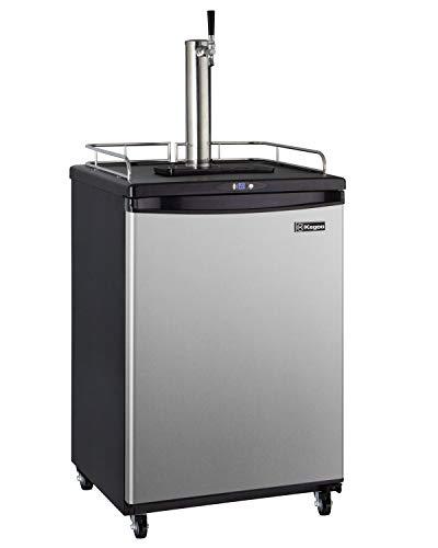 Kegco Kegerator, Single Tap, Stainless Steel - CookCave