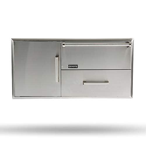 Coyote 42-Inch Access Door and Drawer Combo with Warming Drawer - CCD-WD - CookCave