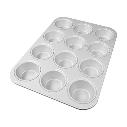 Fat Daddio's Anodized Aluminum Standard Muffin Pan, 11.2 x 15.8 Inch - CookCave