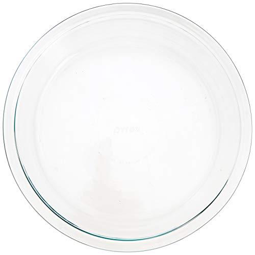 Pyrex 6001003 Glass Bakeware Pie Plate 9" x 1.2" Pack of 2, 5.2, Clear - CookCave