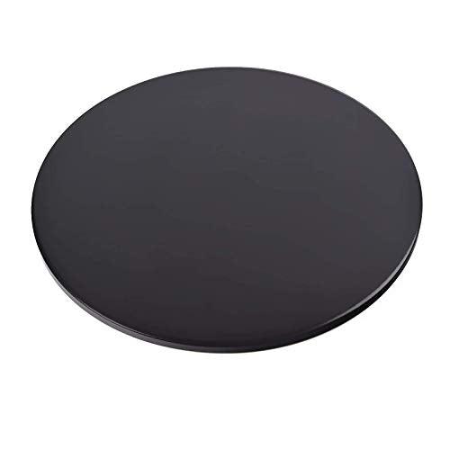 Menesia 12 Inch Black Non-stick Ceramic Pizza Stone Pan, Baking Stones for Ovens & Grill & BBQ, Round Oven Cooking Stone - CookCave