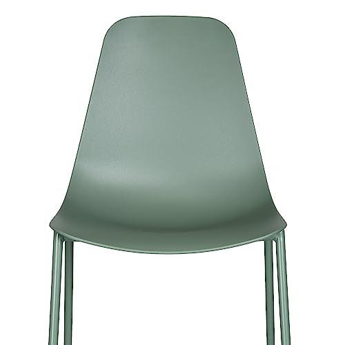 POLY & BARK Isla Chair, Set of 4, Pistachio Green - CookCave