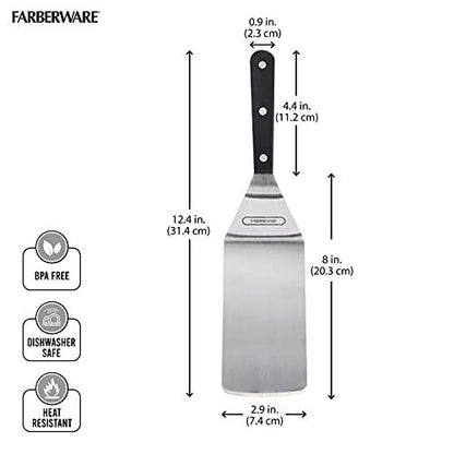 Farberware 5261915 Barbecue Triple Rivet Grill Turner, 1 EA, Black - CookCave