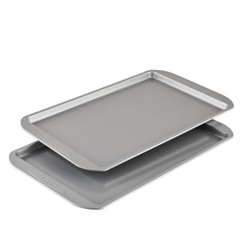 Farberware Nonstick Bakeware Set, Nonstick Cookie Sheets / Baking Sheets - 2 Piece, Gray - CookCave