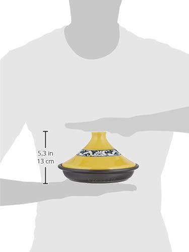 東洋セラミックス Yellow Arabesque ID-09-02 Tagine Pot, yelow - CookCave