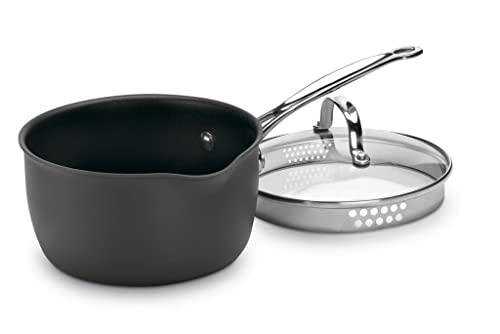 Cuisinart Chef's Classic Nonstick Hard-Anodized 2-Quart Cook and Pour Saucepan - CookCave