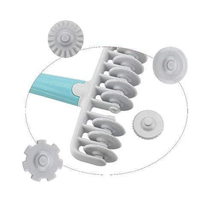 HSOMiD Wheel Roller Pastry Mould Household Baking Pastry Tools Wheels Time-Saver Dough Craft Pie Pastry Dough Lattice Cutter - CookCave