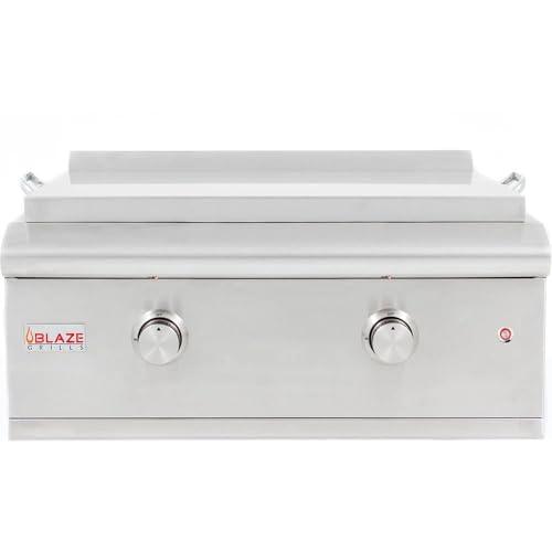 30" Inch Built In Gas Griddle | Propane LP | Perfect For Any Outdoor Kitchen | Grill, Fry, Saute On This Durable Stainless Steel | Best Of Backyard For Grilling Masters | BLZ-GRIDDLE-LTE-LP - CookCave