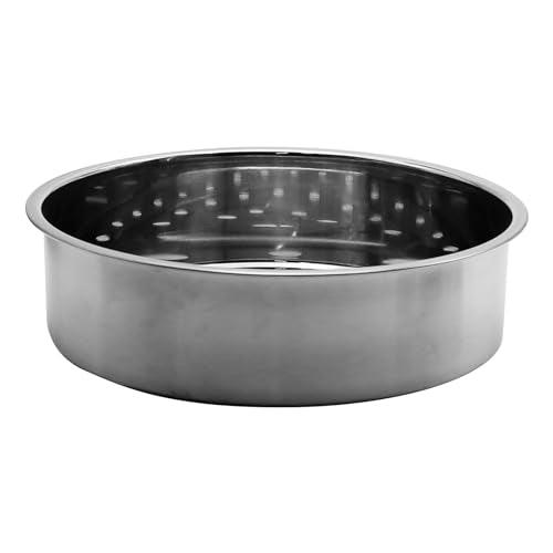 2Pcs Stainless Steel Metal Basket Round Steam Holder Tray Rack Stand Food Grade Steamer Steam Basket for Rice Cooker Warmer Kitchen Cookware for Vegetable, Fish, Meat - CookCave