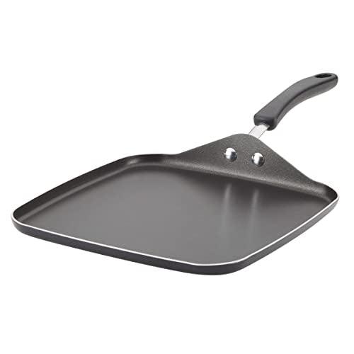 Farberware Cookstart DiamondMax Nonstick Square Deep Grill Pan/Griddle, Dishwasher Safe, 11 Inch - Black - CookCave