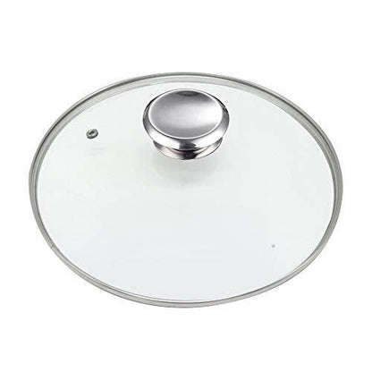 Cook N Home Tempered Glass Lid, 9.5-inch/24cm, Clear - CookCave
