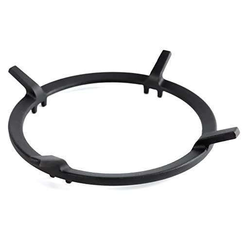 Wok Ring, 6.3 Inch Cast Iron Wok Stand Wok Support Ring for Gas Stove GE, Samsung, Kitchenaid, Kenmore, Jenn-Air, Bosch, Fulgor Milano, Zline, Maytag Round Stove Top Wok Burner Ring Gas Range Parts - CookCave