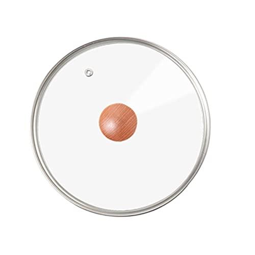 FELTECHELECTR Tempered Glass Lid Steak Cooker Lid Microwave Glass Plate 7 Inch Glass Lid for Frying Pan Replacement Pot Lid Replacement Universal Pot Cover Kitchen Cooking Pot Lid Dome - CookCave