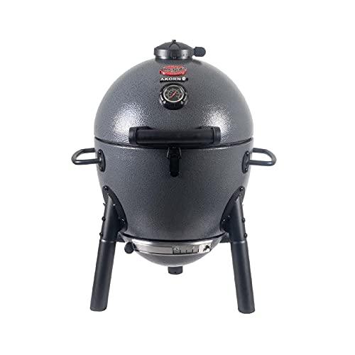 Char-Griller E86714 AKORN Jr. Kamado, Ash Portable Charcoal Grill - CookCave