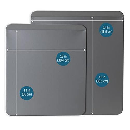 G & S Metal Products Company OvenStuff Nonstick Cookie Slider Baking Sheets, Set of 2, Gray - CookCave