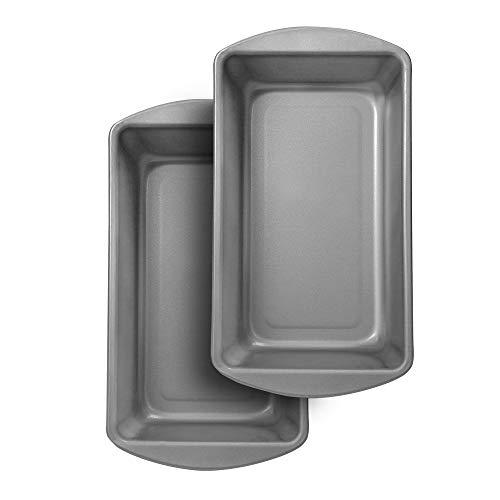 G & S Metal Products Company OvenStuff Nonstick Large Loaf Baking Pan, Set of 2, Gray - CookCave