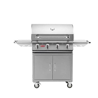 Bull Outdoor Products 26002 NG Outlaw Natural-Gas-Grills, White - CookCave