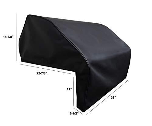 Windproof Covers 36 inch Heavy Duty Premium Vinyl Grill Cover to fit Lynx Built-In Grill - CookCave